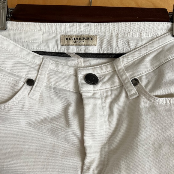 White Vintage  Burberry ankle jeans - Picture 2 of 6